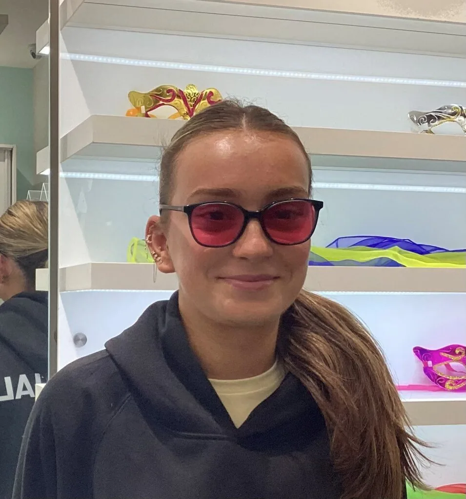 Happy Eyewise patient wearing glasses, photo 12