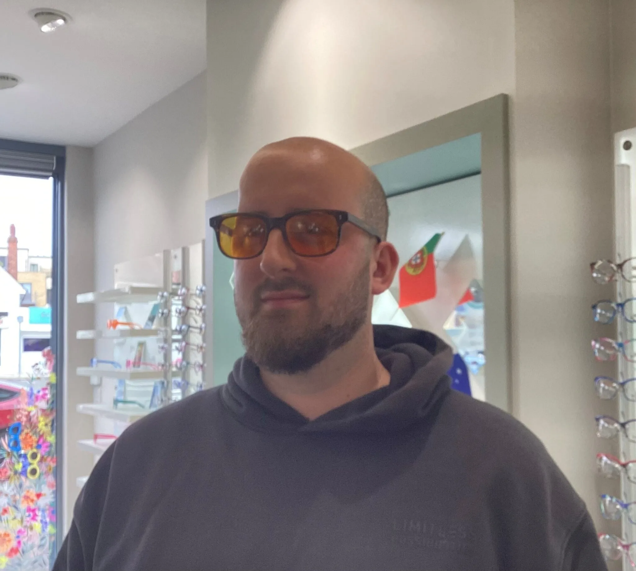 Happy Eyewise patient wearing glasses, photo 13