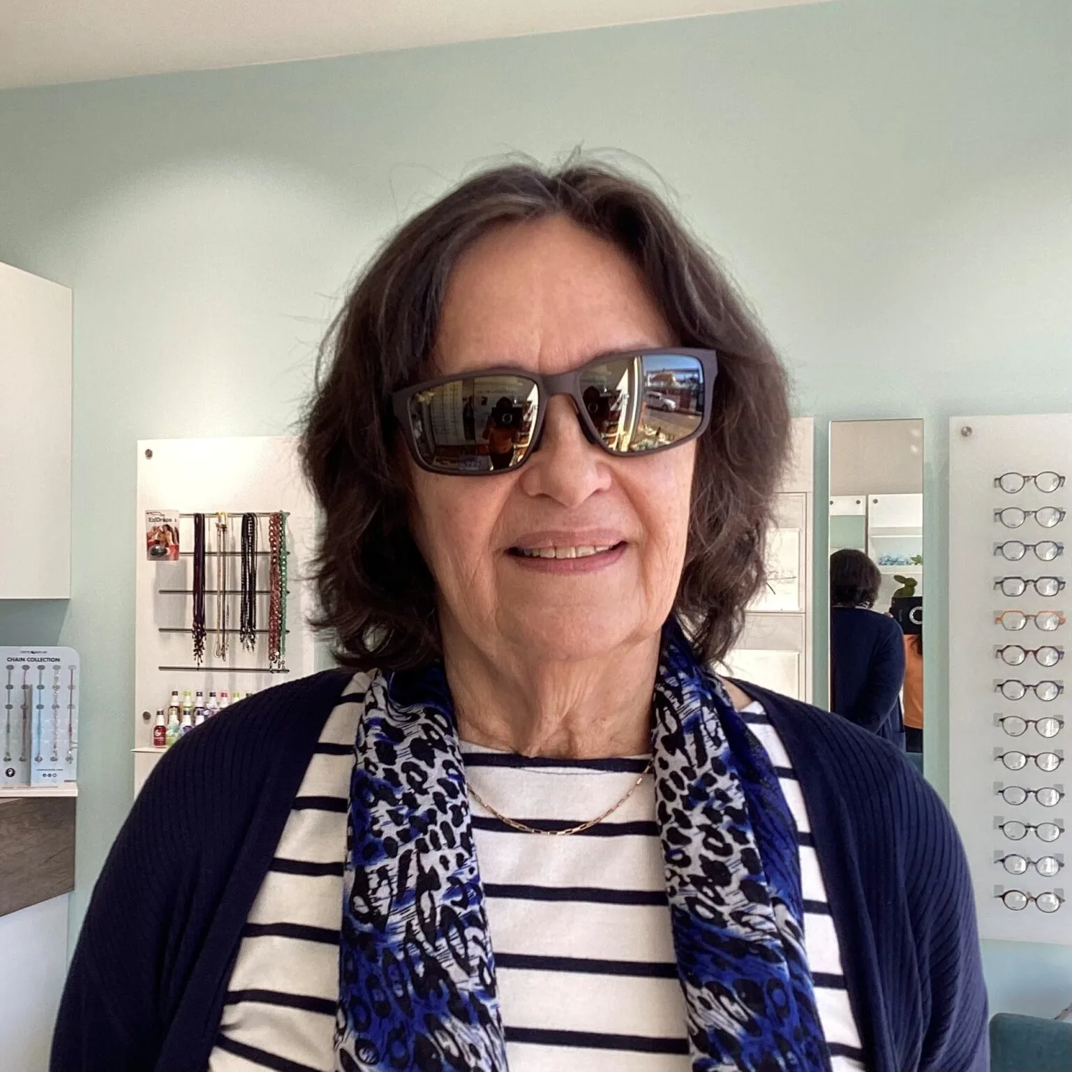 Happy Eyewise patient wearing glasses, photo 17