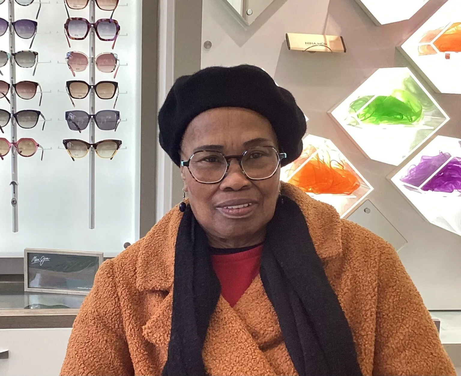 Happy Eyewise patient wearing glasses, photo 8
