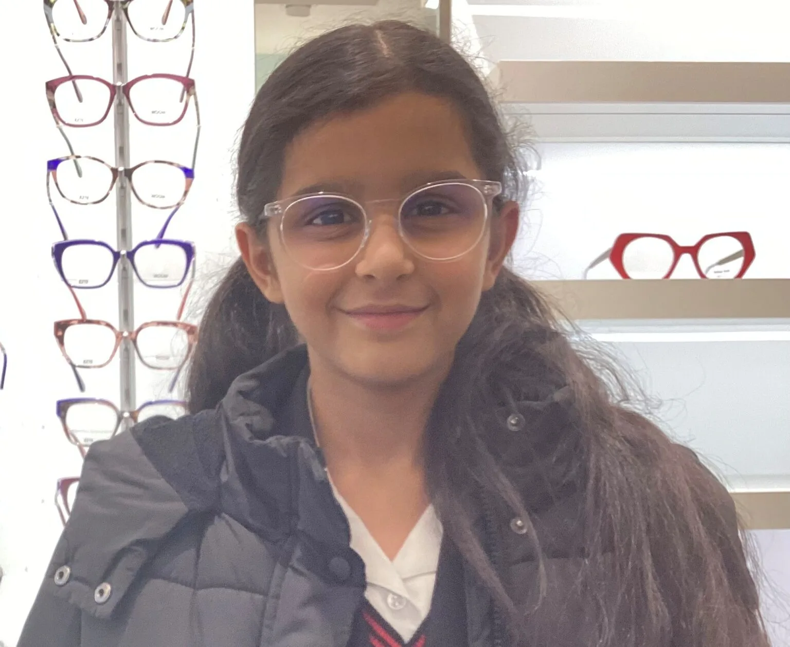 Happy Eyewise patient wearing glasses, photo 9