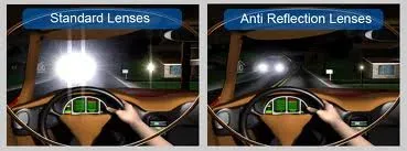 Driving in the dark.