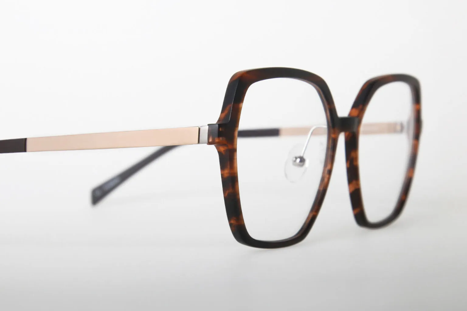 Nine Eyewear frame showing minimalist styling